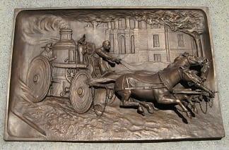 Steam Fire Engine Plaque
