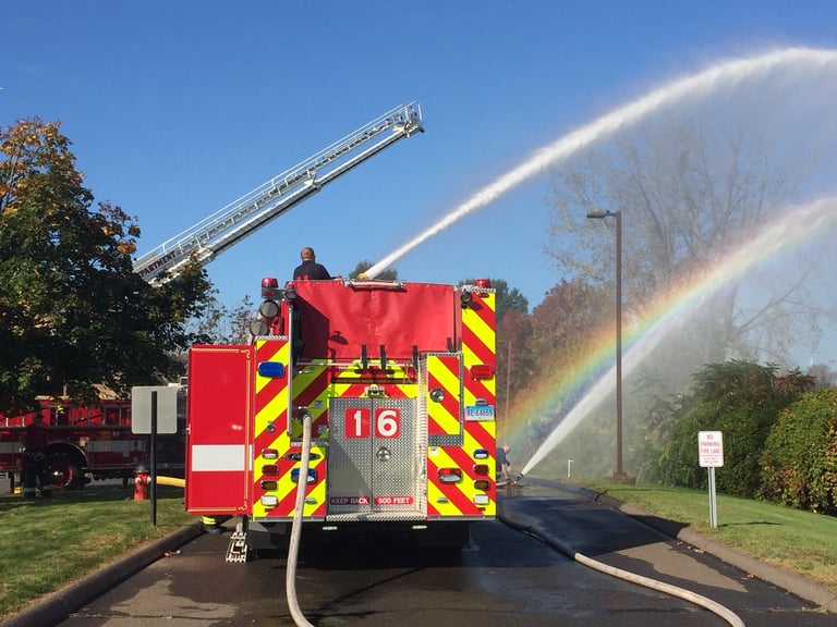 Enfield Fire District No. 1 Shares Photos from Master Stream Drill
