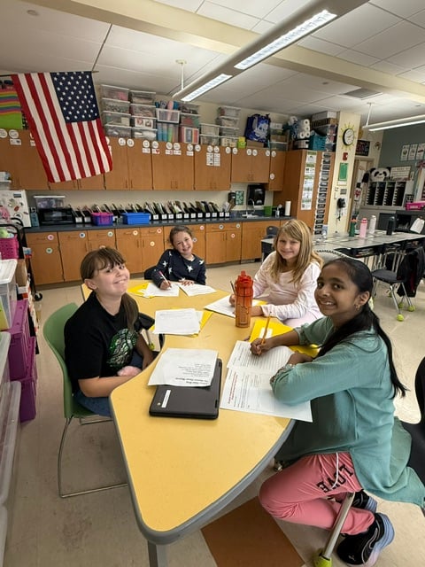 students in classroom