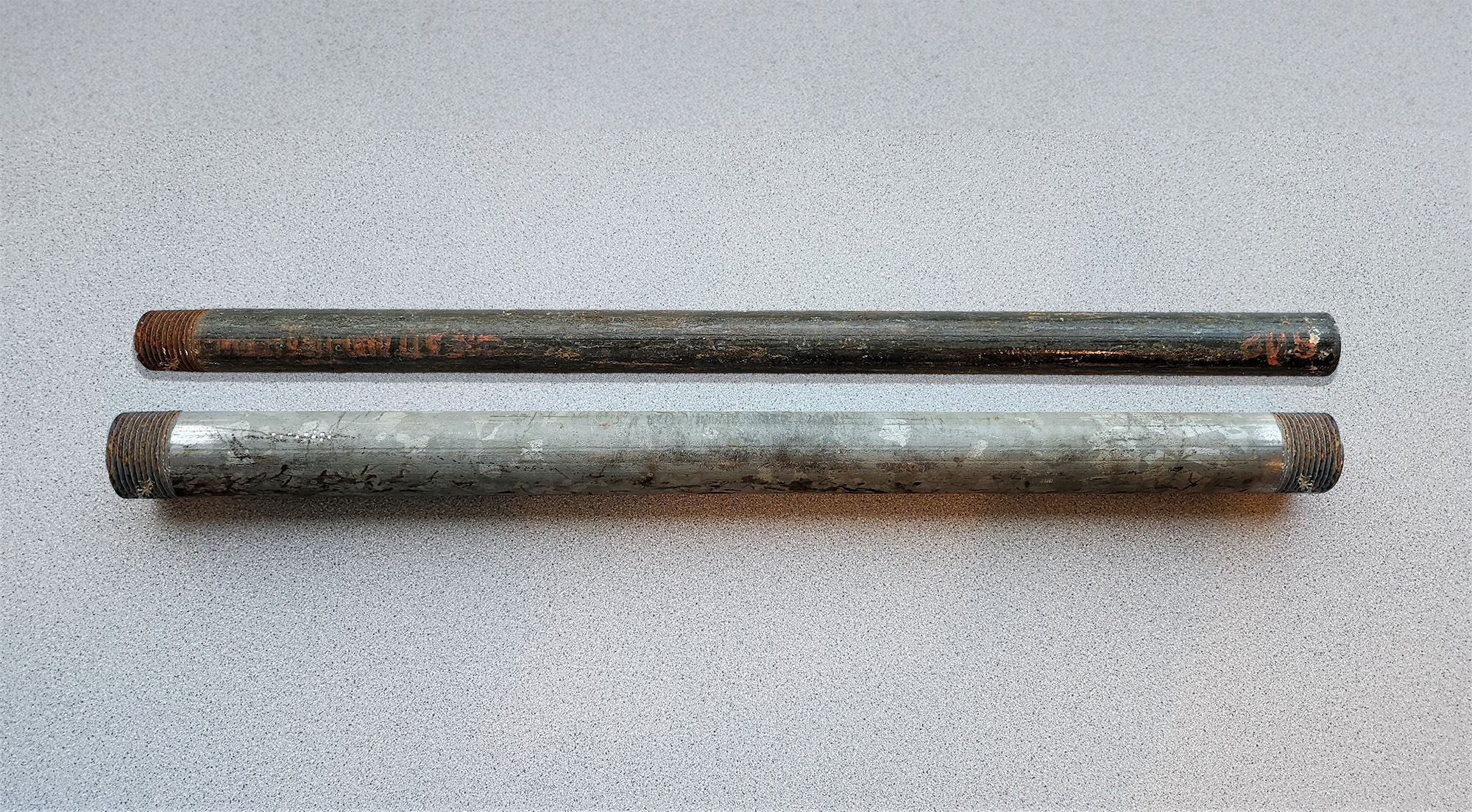 Galvanized steel image example.