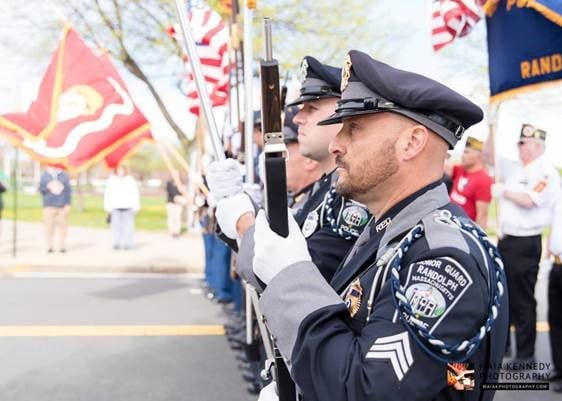 The Randolph Police Department has had an honor guard since 1984.