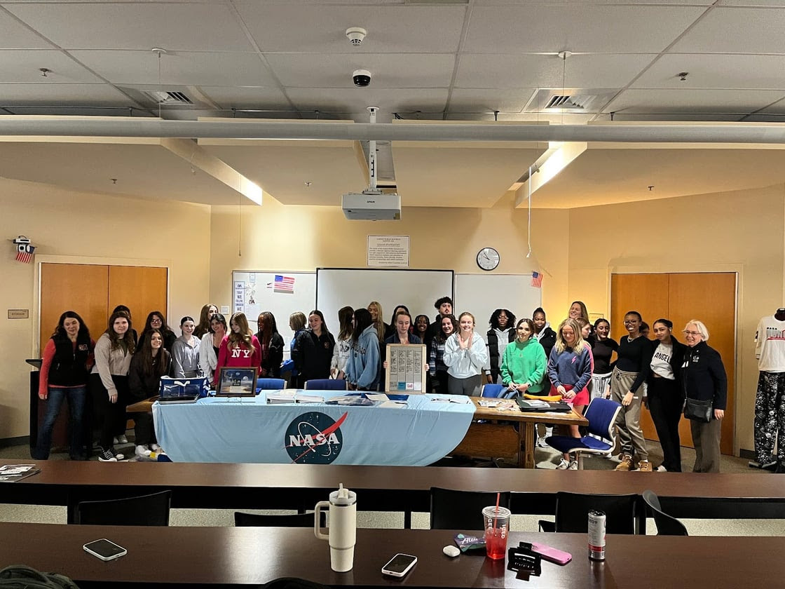 Group photo of OA students who participated in assembling hygiene kits for NASA HAUNCH program.