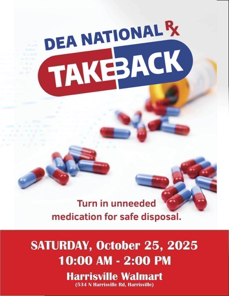 DEA National Take Back Poster 2025