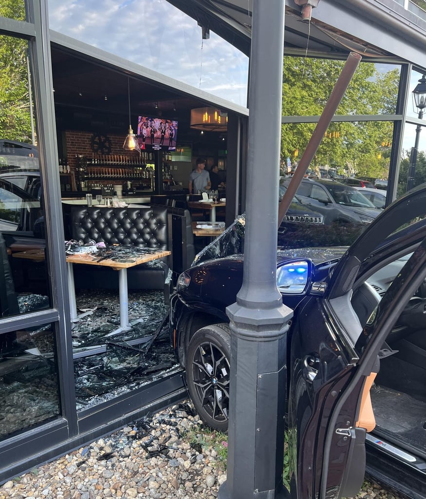NEWBURYPORT — City Marshal Matthew Simons and Fire Chief Stephen H. Bradbury III report that a vehicle crashed intro a wall of a busy restaurant on Thursday evening, injuring multiple patrons inside.