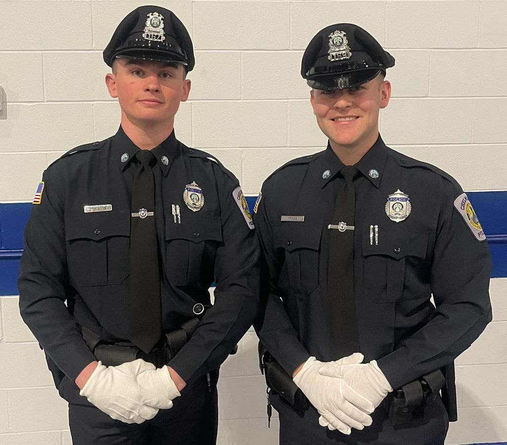Chelmsford Police Department Two New Officers from Police