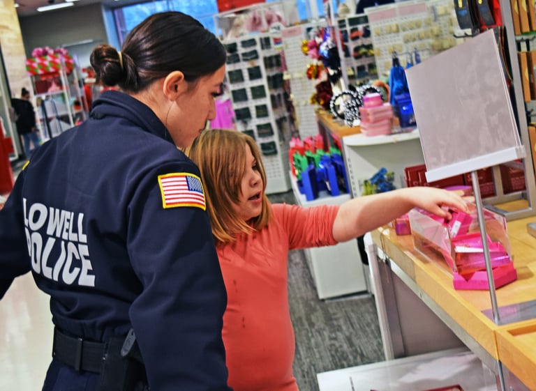 PHOTOS: Lowell Police Department and Target Partner for Heroes and Helpers Program
