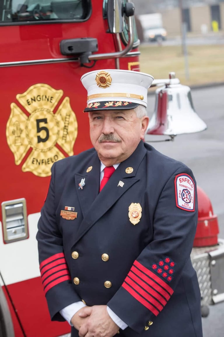 Enfield Fire District No. 1 Chief Edward Richards Inducted Into Connecticut State Firefighters Association’s Hall of Fame