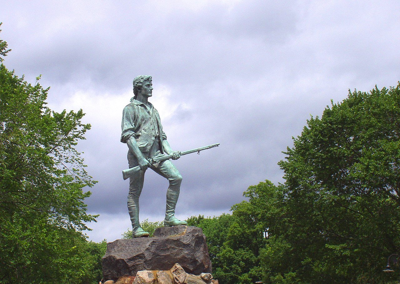 Minuteman Monument in Lexington, Massachusetts.