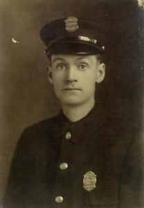 Assistant Fire Alarm Operator John M. Ahern, appointed July 3, 1914.