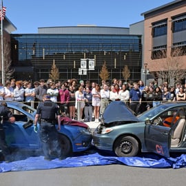 Pentucket Regional High School Students Experience Mock Crash Thanks to Local First Responders