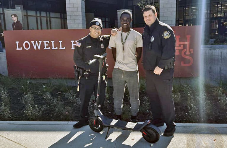 Lowell Patrol Officer’s Union Replaces Teens Stolen Bike