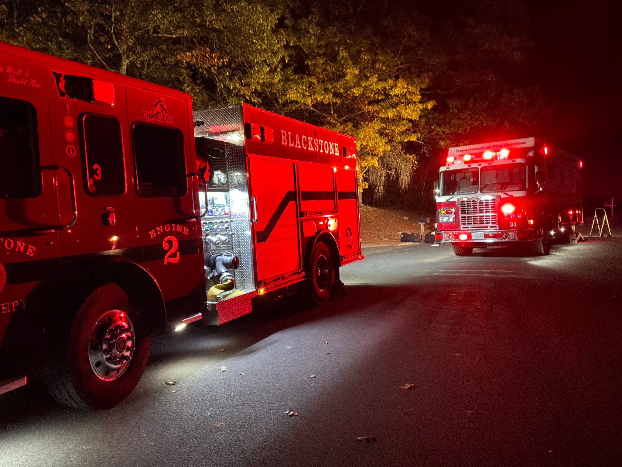 Blackstone Fire Department Responds to Hazardous Materials Incident