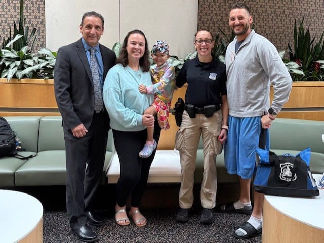 $5,500 Check Presentation Made to Blake at Dana Farber Children’s Hospital