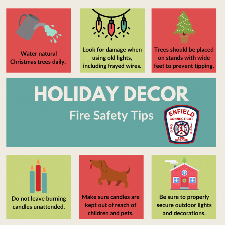 Enfield Fire District 1 Shares Tips for Holiday Fire Safety