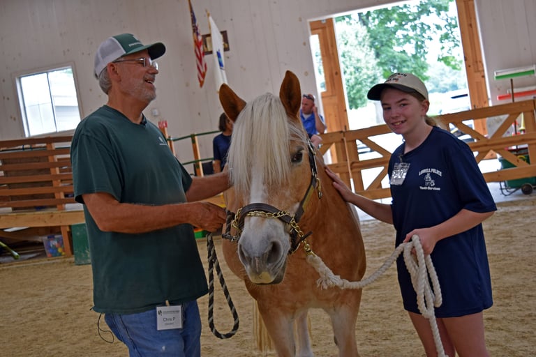 PHOTOS: Lowell Police, Lowell Public Schools and Office of Grants and Research Sponsor Youth Riding Program in Partnership with Strongwater Farm