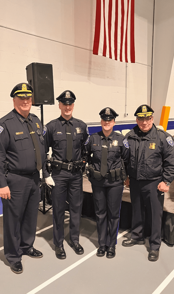 Winthrop Police Department Two New Officers John Guilfoil