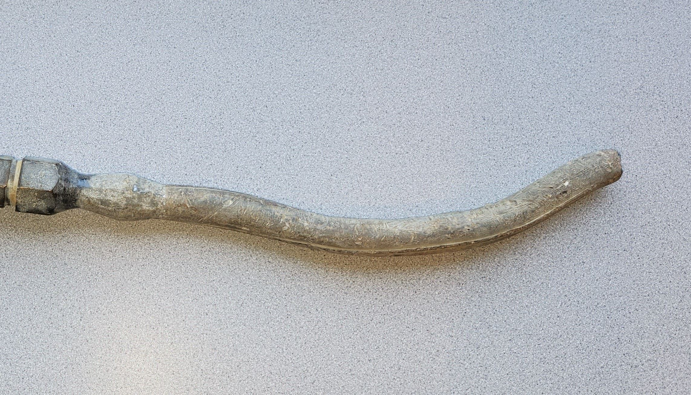 Lead pipe image example.