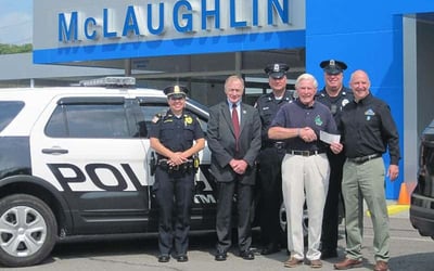 McLaughlin Chevrolet of Whitman Mass. stands with CFKWC
