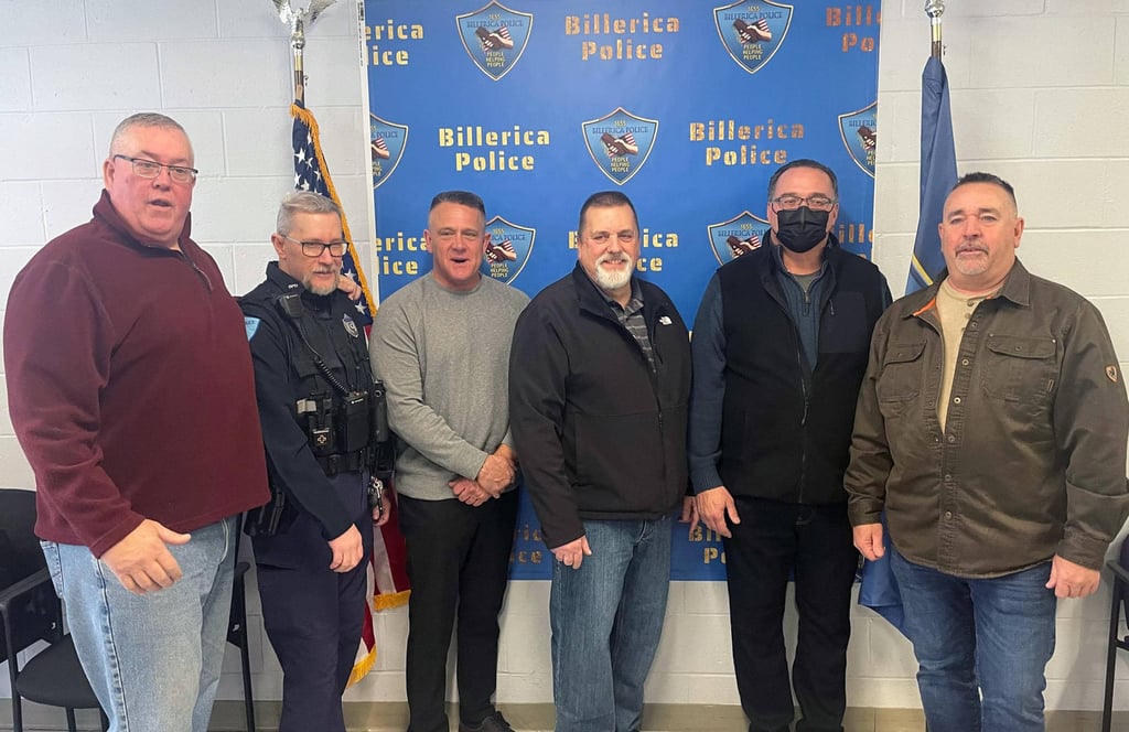 Billerica Police Department Recognizes Officers Upon Retirement John
