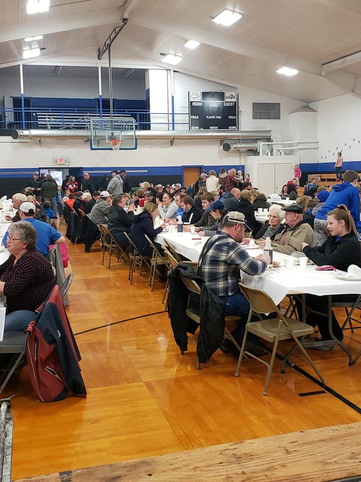 Pancake supper held by the Emery Volunteer Fire Department.