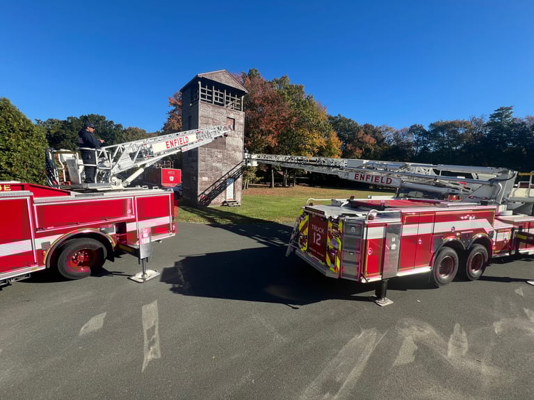 Enfield Fire District 1 Firefighters Complete Aerial Operations Training