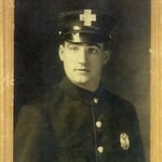 Hoseman Walter Plummer Nolan, appointed to the Boston Fire Department June 11, 1913.