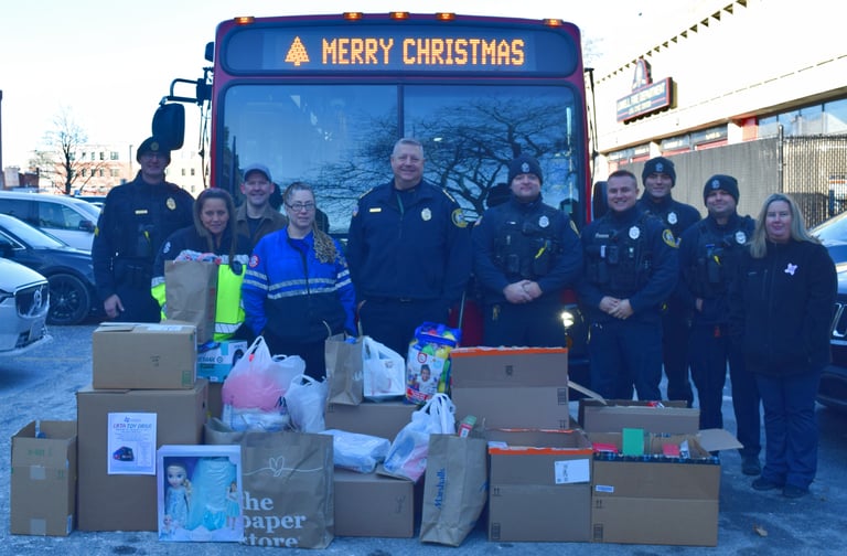 Lowell Police Department Collects Approximately 1,500 Toys During 2025 Toy Drive