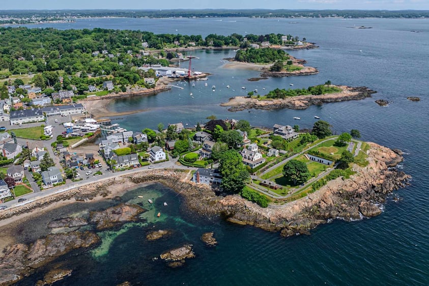 Fort Sewall in Marblehead, Massachusetts.