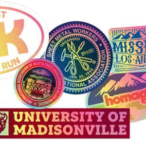 3"x3" Holographic Stickers