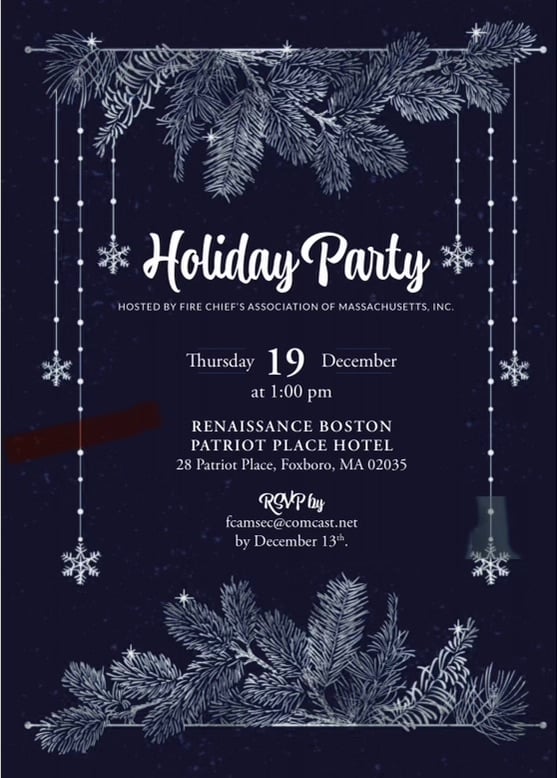 2024 Holiday Party Flyer