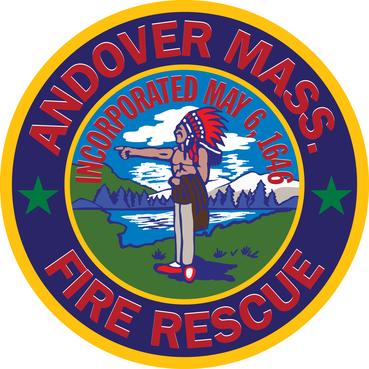 Andover Fire Rescue badge