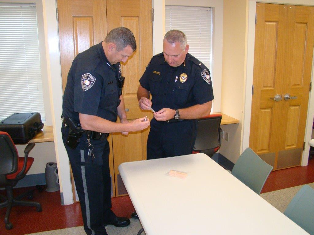 Officer John Raso and Lieutenant Mark Zimmerman