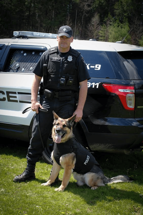 Officer Tim Ullrich with K-9 Jori. (Courtesy Photo)