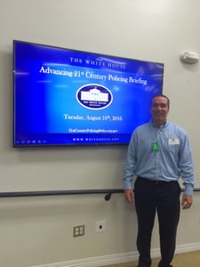 Chief Scott at the White House on Tuesday. (Courtesy Photo)