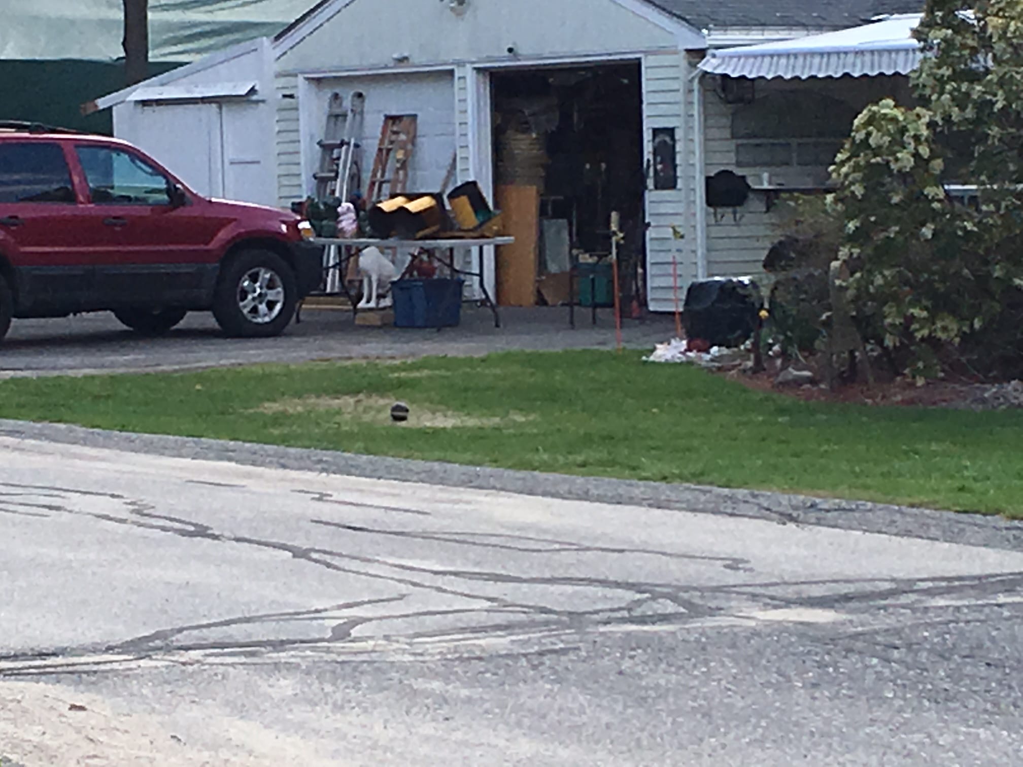 A 19th century cannonball, which is believed to have contained explosive components, was found in a box of antiques recently purchased by a resident. (Hull Police Courtesy Photo)