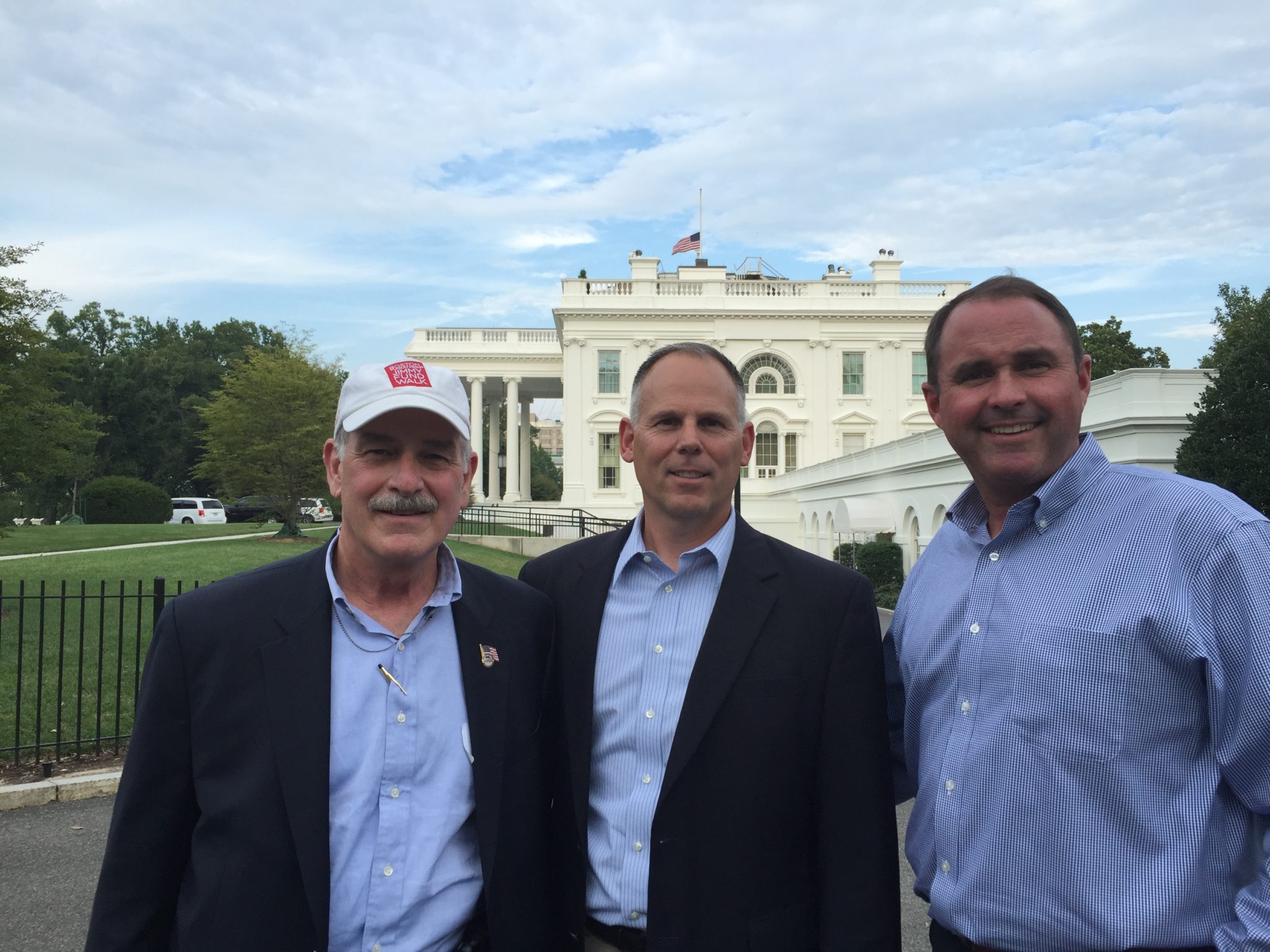 Left to right: Belmont Police Chief Richard McLaughlin, Maynard Police Chief Mark Dubois and Watertown Police Chief Michael Lawn. (Courtesy Photo)