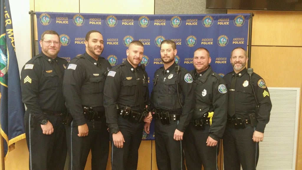From left to right: Sgt. Stephen Neal, Officer Angelo Taveras, Officer Elliot Siegel, Officer Brian MacKenzie, Officer Sean O’Day, and Sgt. Peter Reming. (Courtesy Photo)