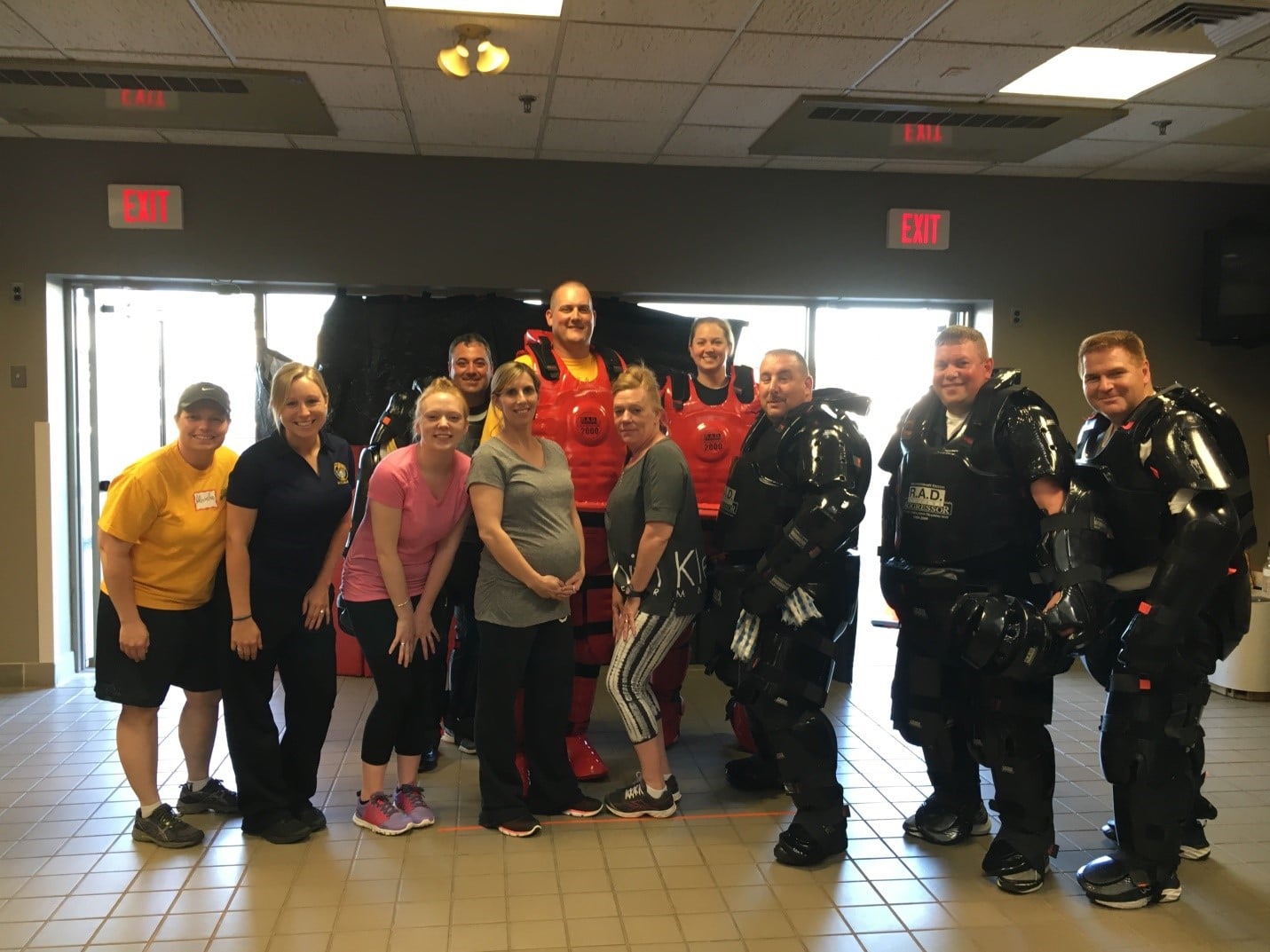 Several women completed the Reading Police Department's R.A.D. course on June 16. (Courtesy Photo)