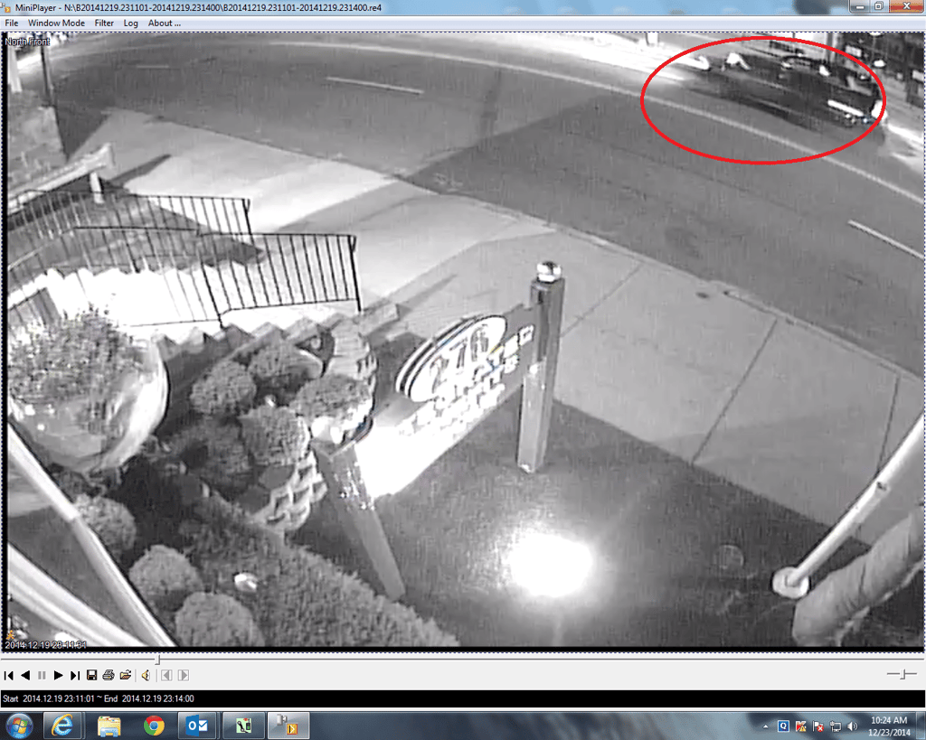 Suspect vehicle