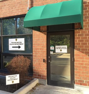 The Arlington Police Department will be temporarily located at the Cusack Building during station renovations. (Courtesy photo)