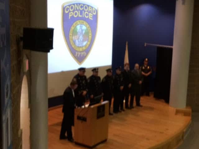 Members of the Concord Police Department were honored at a ceremony on June 9 by the Municipal Police Training Committee for their life saving achievements. (Courtesy Photo)