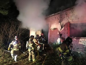 The Gloucester Fire Department put out a large residential fire last night. (Courtesy Photo)