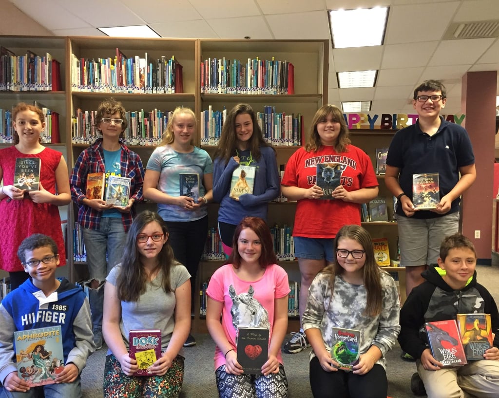 Rochester Middle School students read for more than 300,000 minutes this summer, earning them the title of “Best in State” for New Hampshire in the 2017 Scholastic Summer Reading Challenge. (Courtesy Photo)