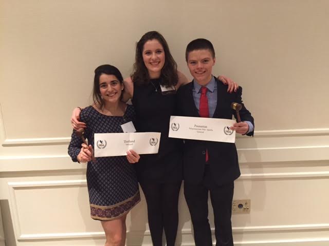 Left to right: Jenna Santos, Lily Russell and Griffin Barriss. (Courtesy Photo)