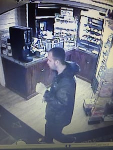 JASON BALSER, AGE 29, OF SALISBURY, allegedly pictured here, was arrested and charged in connection with an April 26 burglary at the Tannery. (Courtesy Photo)