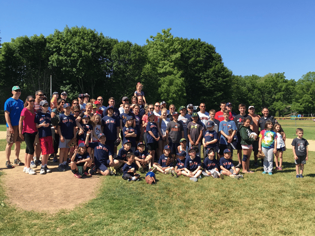 Reading Police officers assisted with the All-Star baseball game on June 19 (Courtesy Photo).
