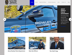 The new RowleyPolice.com website was designed by John Guilfoil Public Relations LLC, of Georgetown