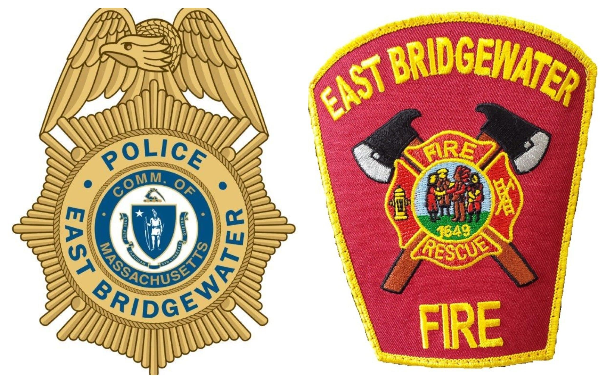 East Bridgewater police, fire badges