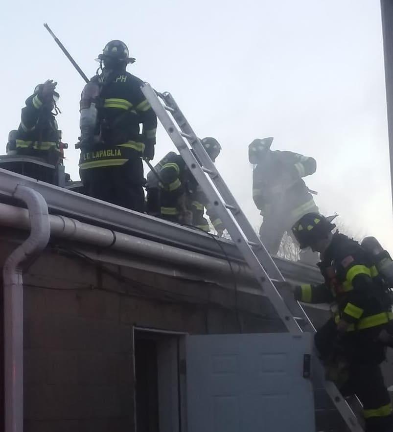 Randolph Fire Department Extinguishes 2Alarm Fire at Strip Mall John