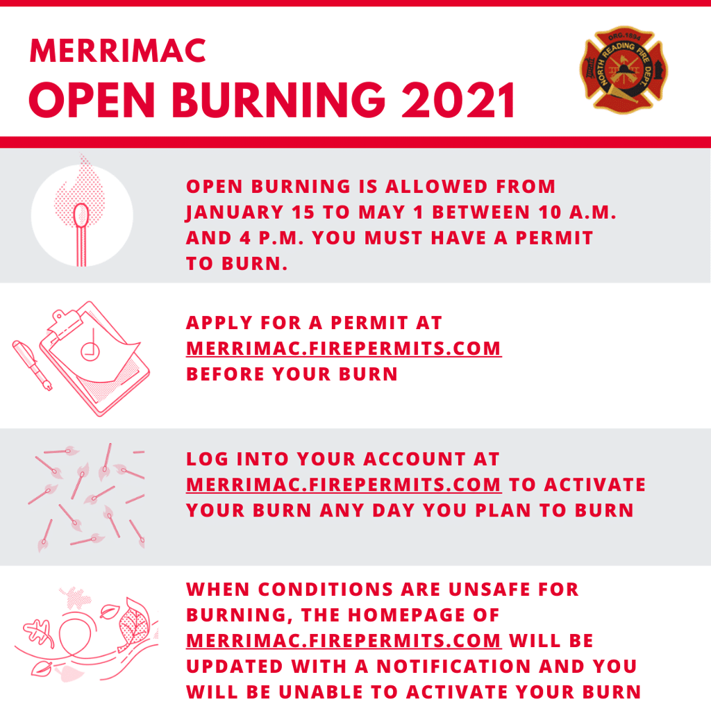 Merrimac Open Burning Graphic
